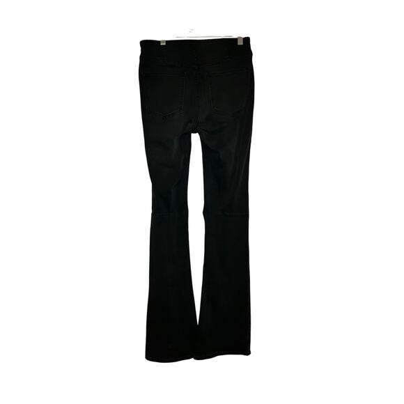 We The Free Black Flare Leg Pull On Black Jeans Size 28 - Picture 5 of 5